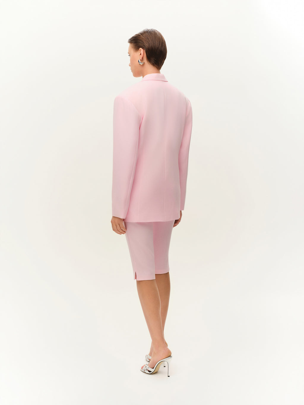 Pudra Pembe Bermuda Şort